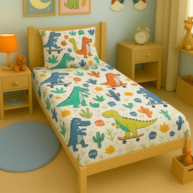 Jogo de Lençol Infantil Solteiro 02 Peças Microf