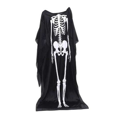 Fantasia Esqueleto Caveira Fantasma Dia Das Bruxas