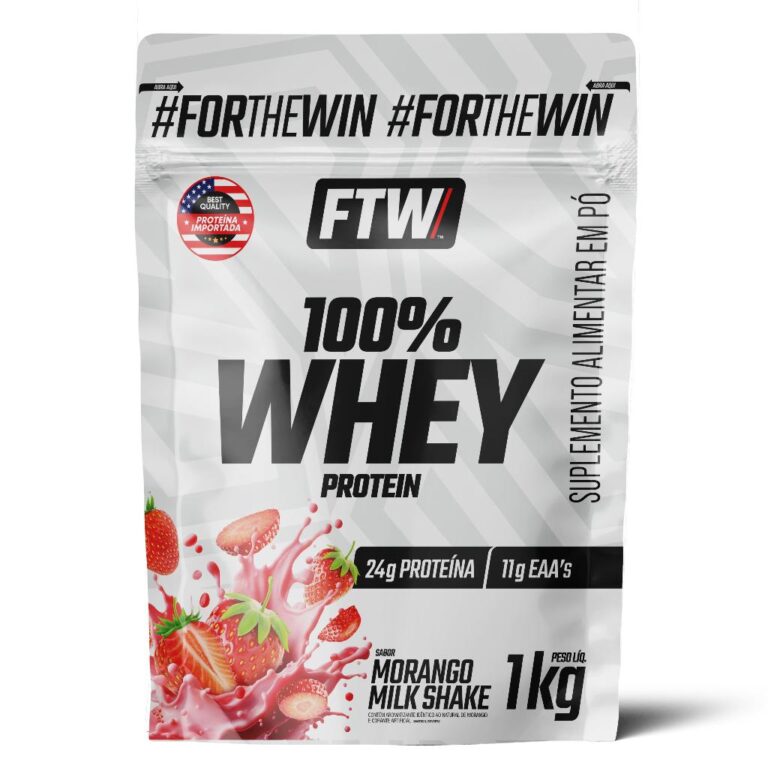 100% Whey protein Refil 1Kg FTW – 24g Prote�