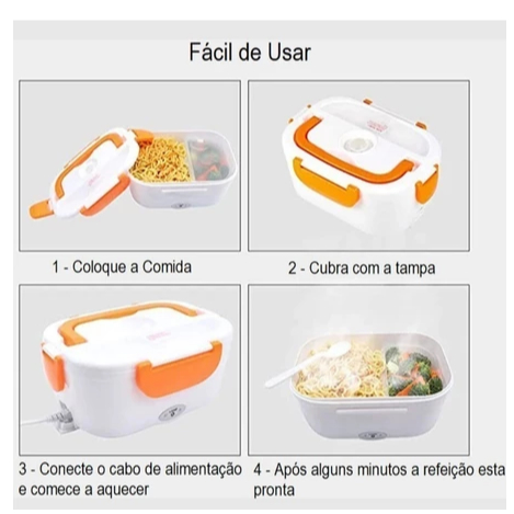 Marmita Elétrica Bivolt Veículo – 110V/220