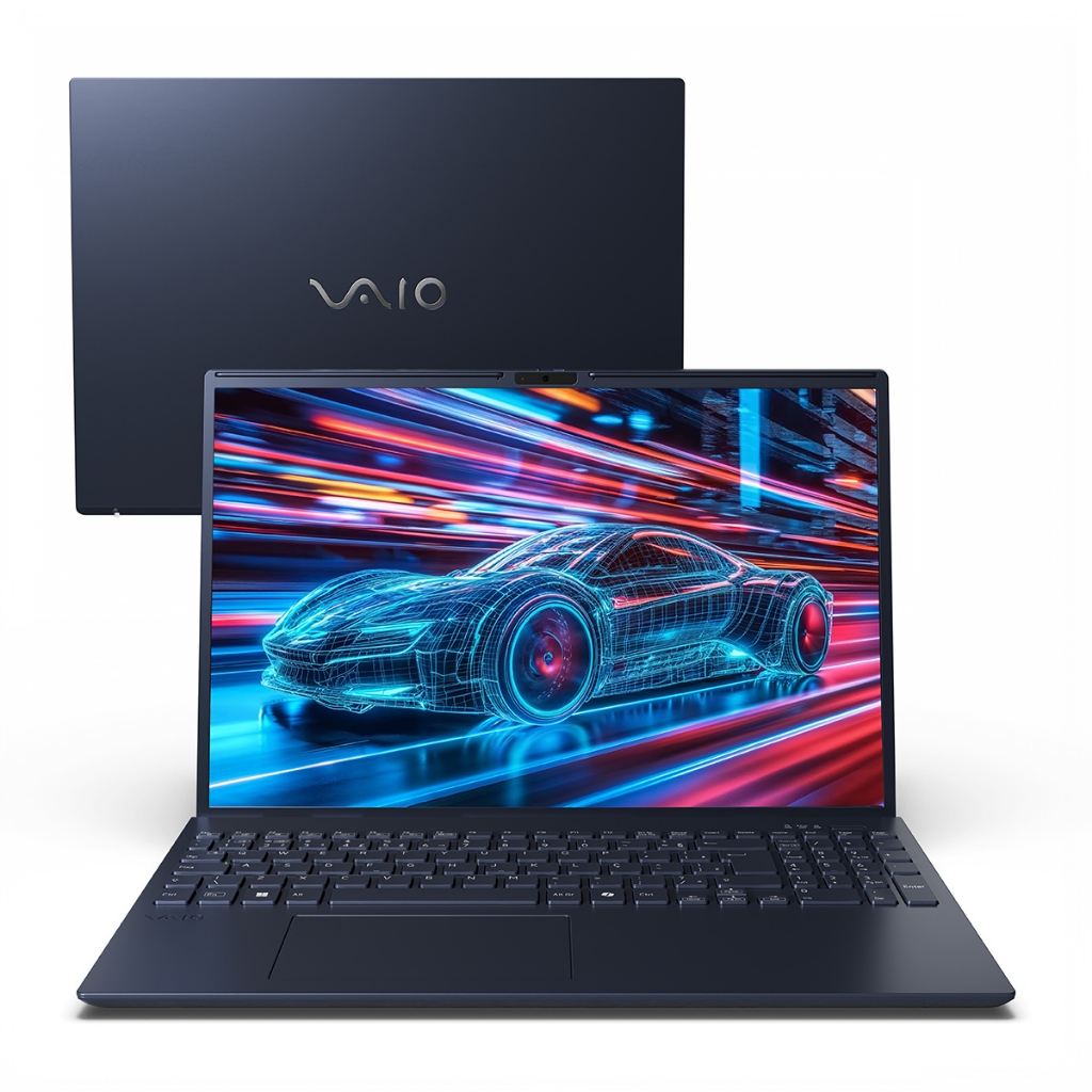 Notebook VAIO FE16 AMD® Ryzen 7-5825U Linux 32GB RAM 512GB SSD 16 IPS WUXGA Antirreflexo – Cinza