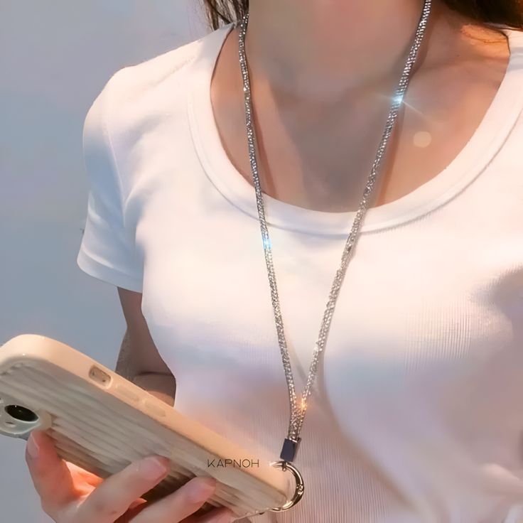 Cordão Antiperda Para Celular e Cordão De Strass