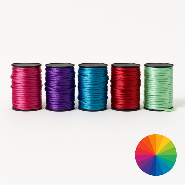 Rolo de 20 Metros cordão fio de cetim r de rato l