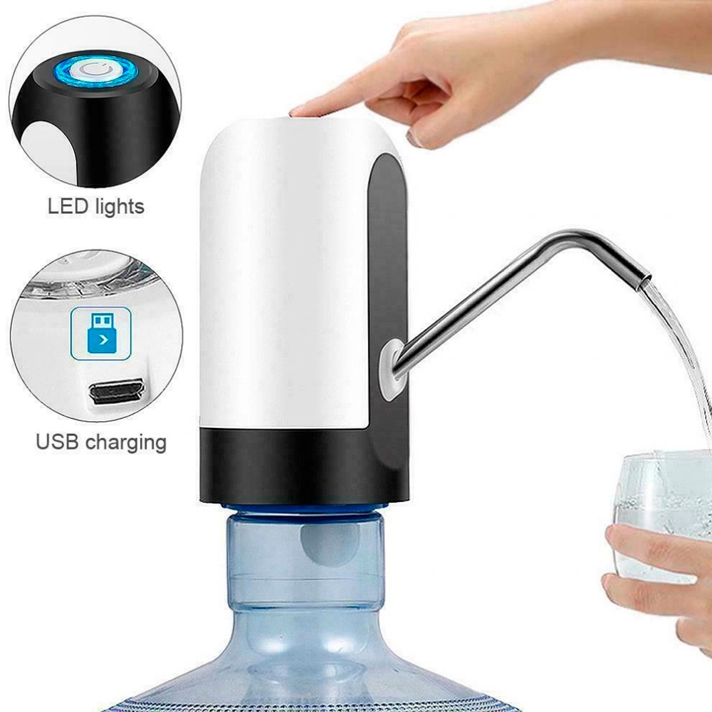 Bomba Elétrica Filtro 20L Para Galão De Água Bebedor Eletrico De Agua Com Carregamento Usb
