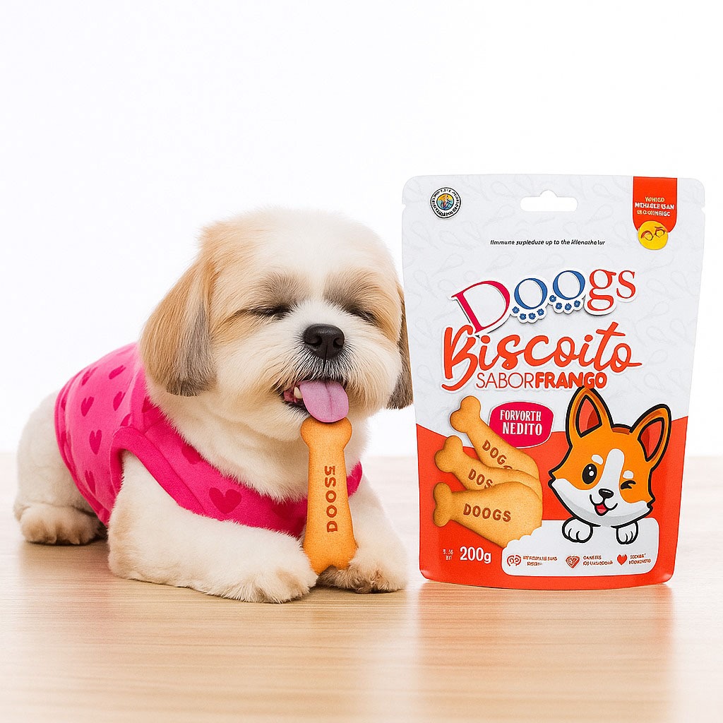 Petisco Biscoito para Cães 200g Doogs SABORES
