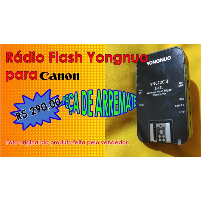 Radio Flash Yongnuo Yn622c Ii Ttl E-ttl Câmera Ca