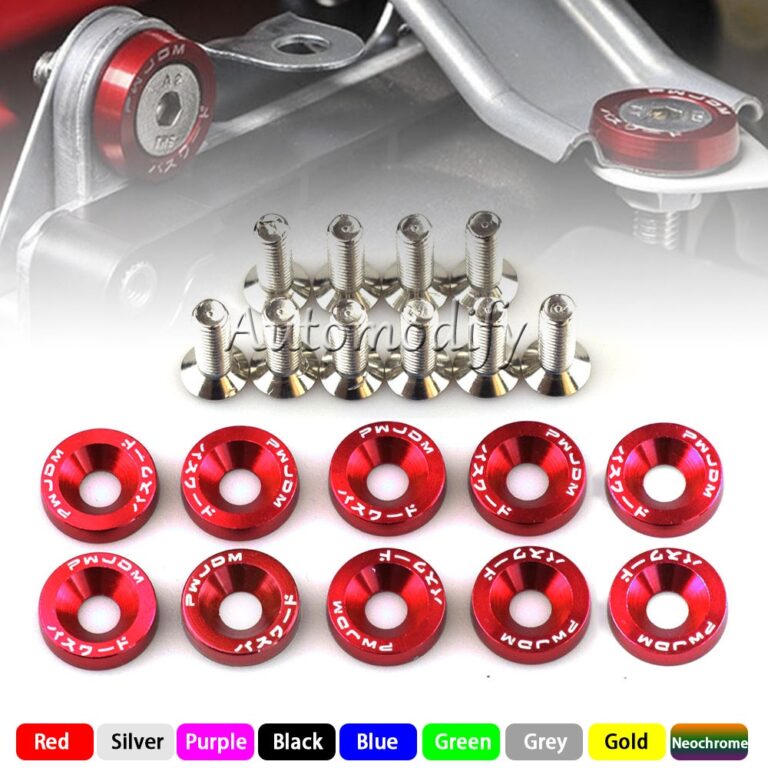 Fender 10PCS M6 JDM Fixadores Hexagonais Modificad