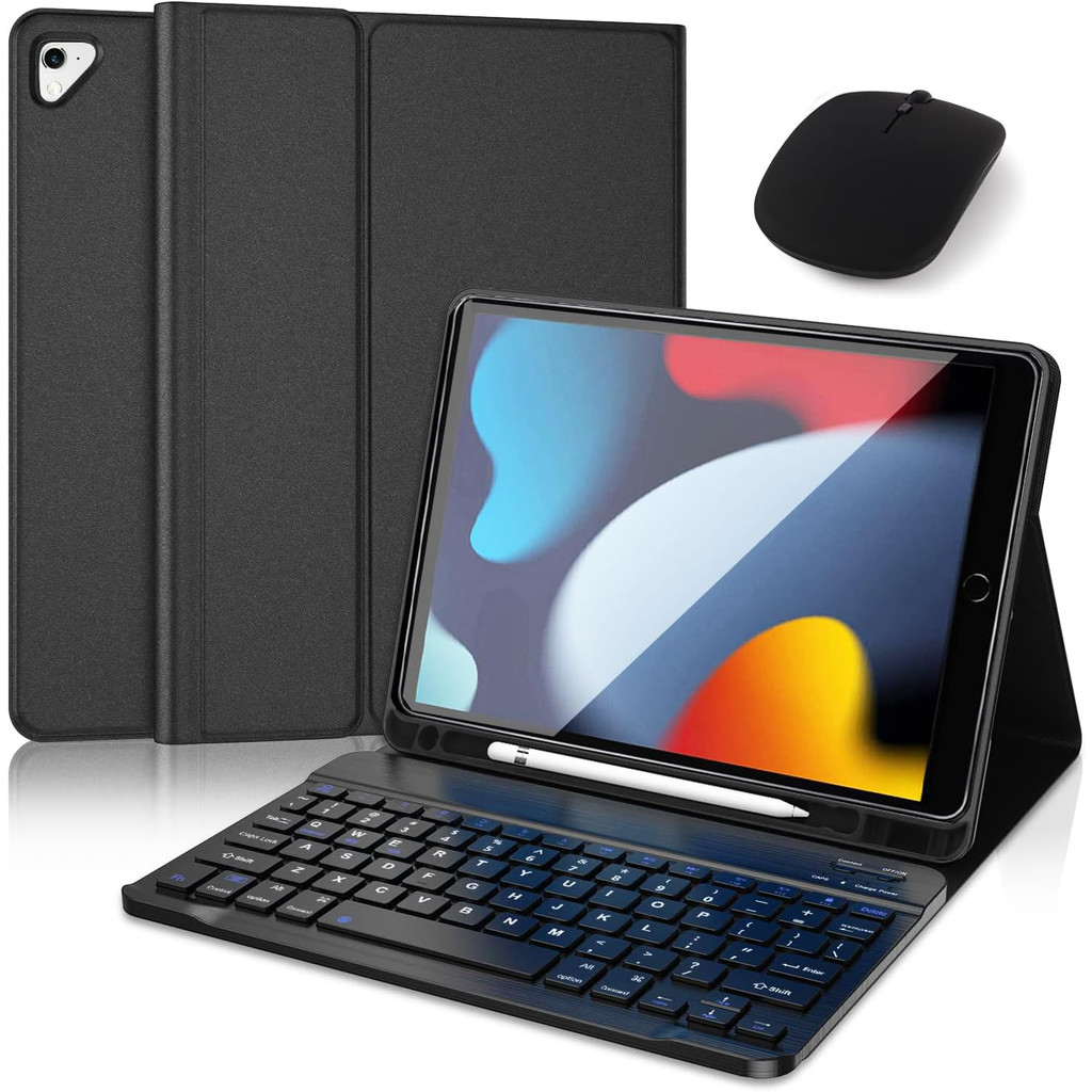 Capa Para Tablet Com Slot Para Caneta Para iPad 11. A16/10./9. /Air3/Pro10.5, Air11/Air6, ABNT2 Tecl