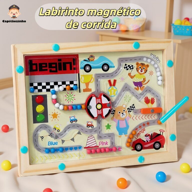 Montessori Magnético Cor Classificação Labirint