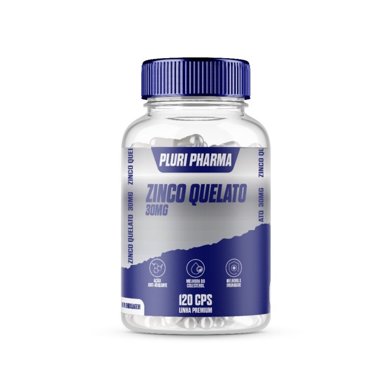 Zinco Quelato 30mg C/120 Cápsulas