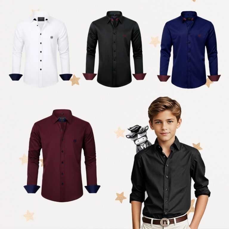 Camisa Social Infantil Juvenil Manga Longa Premium