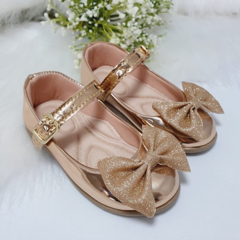 Sapatilha Infantil Feminina Confortável  Laço Gl