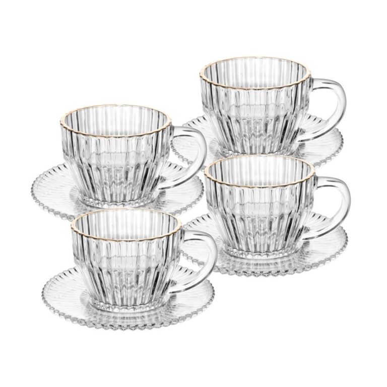 Kit 4 Xícaras de Café Wolff Imperatriz Cristal c