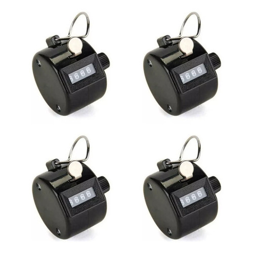 KIT 4 CONTADOR MANUAL 4 DIGITOS FLUXO DE PESSOAS C