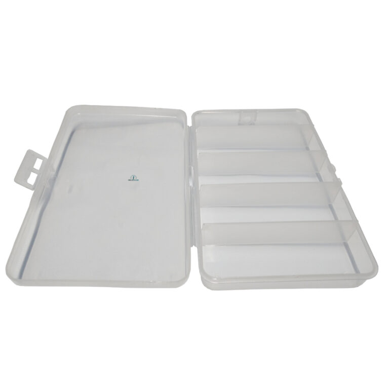 Estojo 5 Divisórias Caixa Organizador Para Iscas 