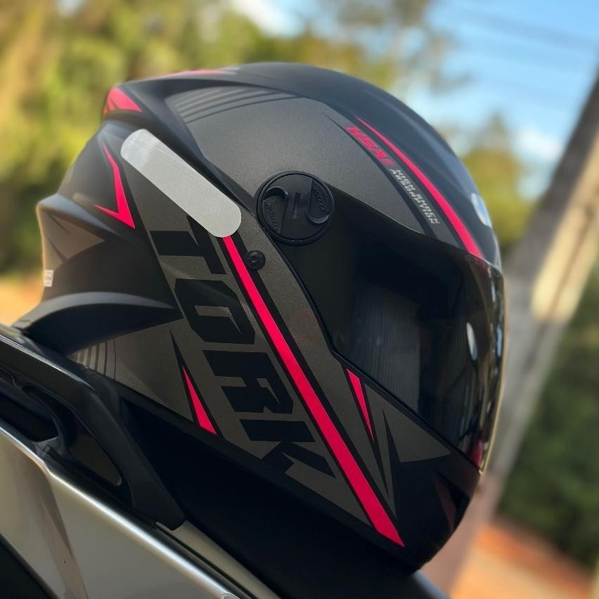 Capacete Moto Fechado Integral Masculino Feminino Pro Tork R8 Viseira Cristal ou Fumê Tam 56 58 60