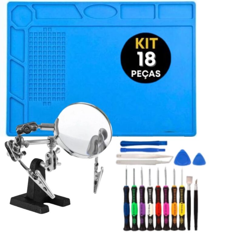 Kit Manutenção Eletrônica Completo Para Celular