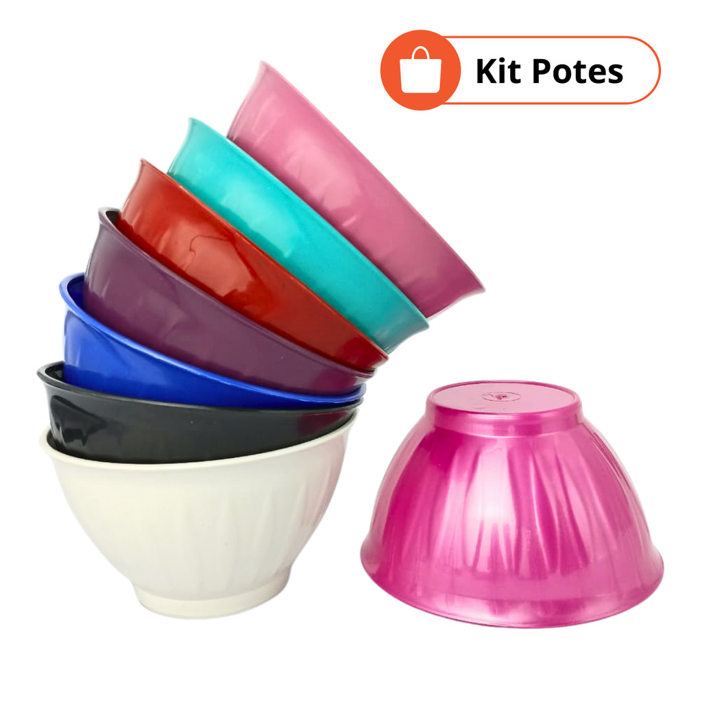 Kit 30 a 100 Potes Cumbuca 500ml Para Sobremesa Petisco Caldos Gelatinas Açaí Porções Sorvetes