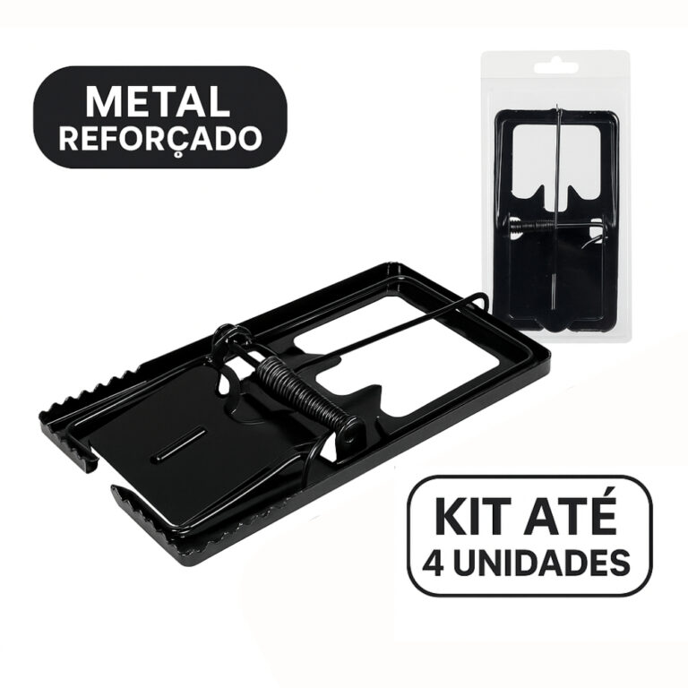 Pega Tudo Metal Kit 1 a 4 Unidades Rat Mosquitos B