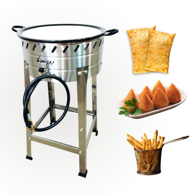 Fritador Fogão á Gas Pasteleiro 10 Litros Inox n