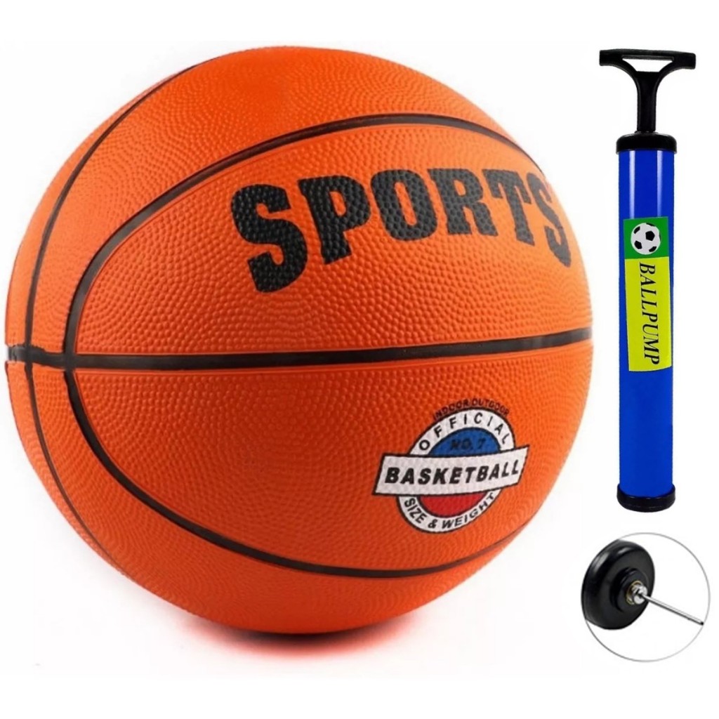 BOLA DE BASQUETE PROFISSIONAL TAMANHO OFICIAL N° 7 TOP BASKET INFANTIL BASQUETEBOL PARA CRIANÇA MENI
