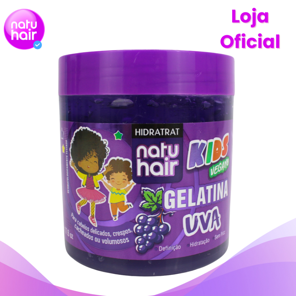 Gelatina de Uva Kids Vegano Natuhair 500g
