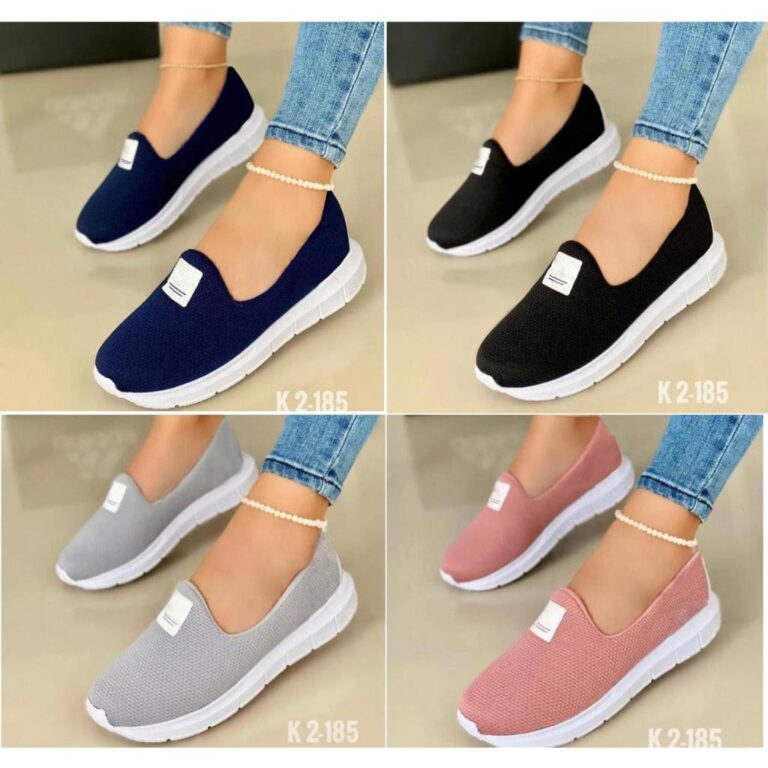 Tênis feminino Sapatilha Adulta Calce Fácil