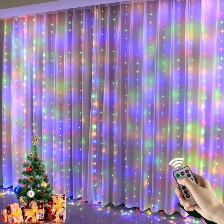 Janela Led Cortina Luz Cortina Romântica Para Cas
