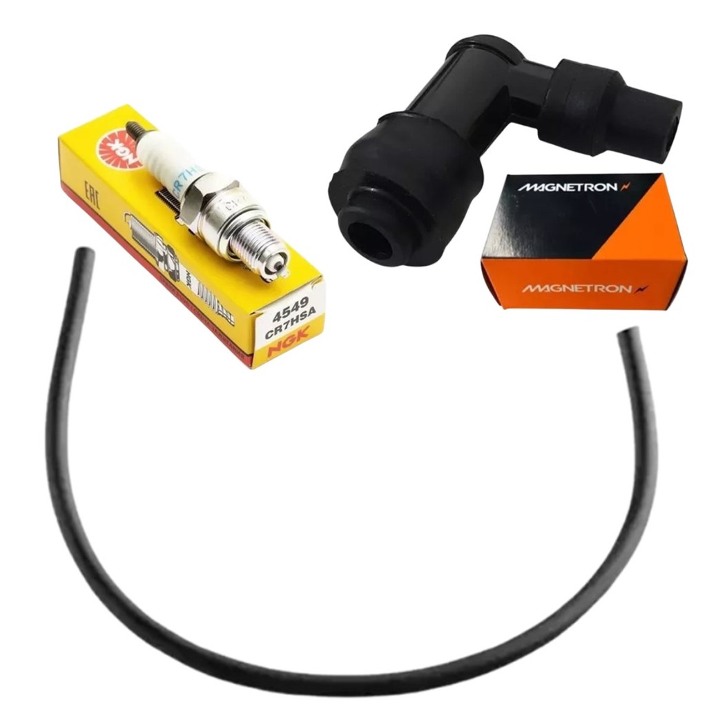 Cachimbo, Vela e Cabo Ignição Xtz 125 2003 Até 2016