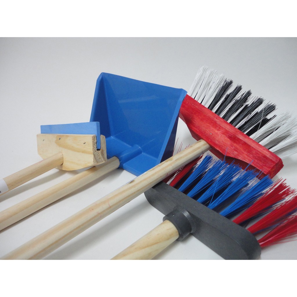 Mini Vassouras Rodo Pa Limpeza Brinquedo Infantil Educativo Registro Inmetro