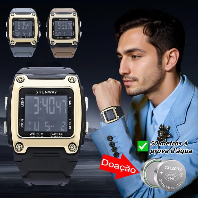 Relógios Relogio Masculino A Prova D Água De Sil