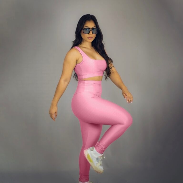 Conjunto Fitness Feminino Top Calça Legging Wonde