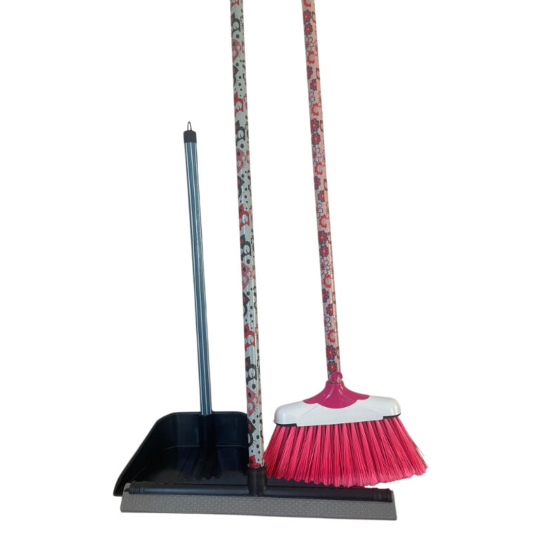 Kit Belissima Vassoura + Rodo + Pá Todos com CABO