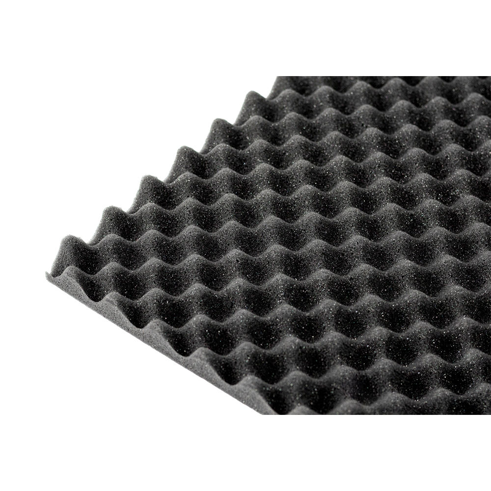 Espuma Acústica Anti-Chamas Kit C/ 10 Placas – 50cm X 50cm X 2cm – C.o