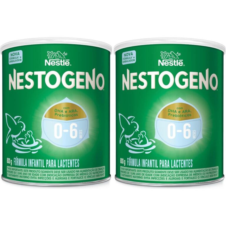 Kit 2 Latas Nestogeno 800gr  0 a 6 Meses