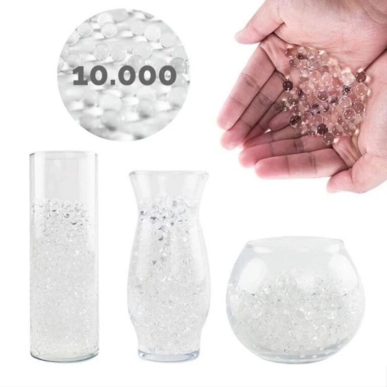 Bolinhas Gel Transparentes Cresce Água Decoraçã