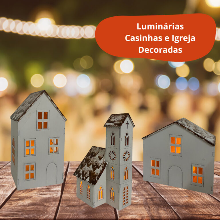 Vila de Natal Luminárias Casinhas – Decora�