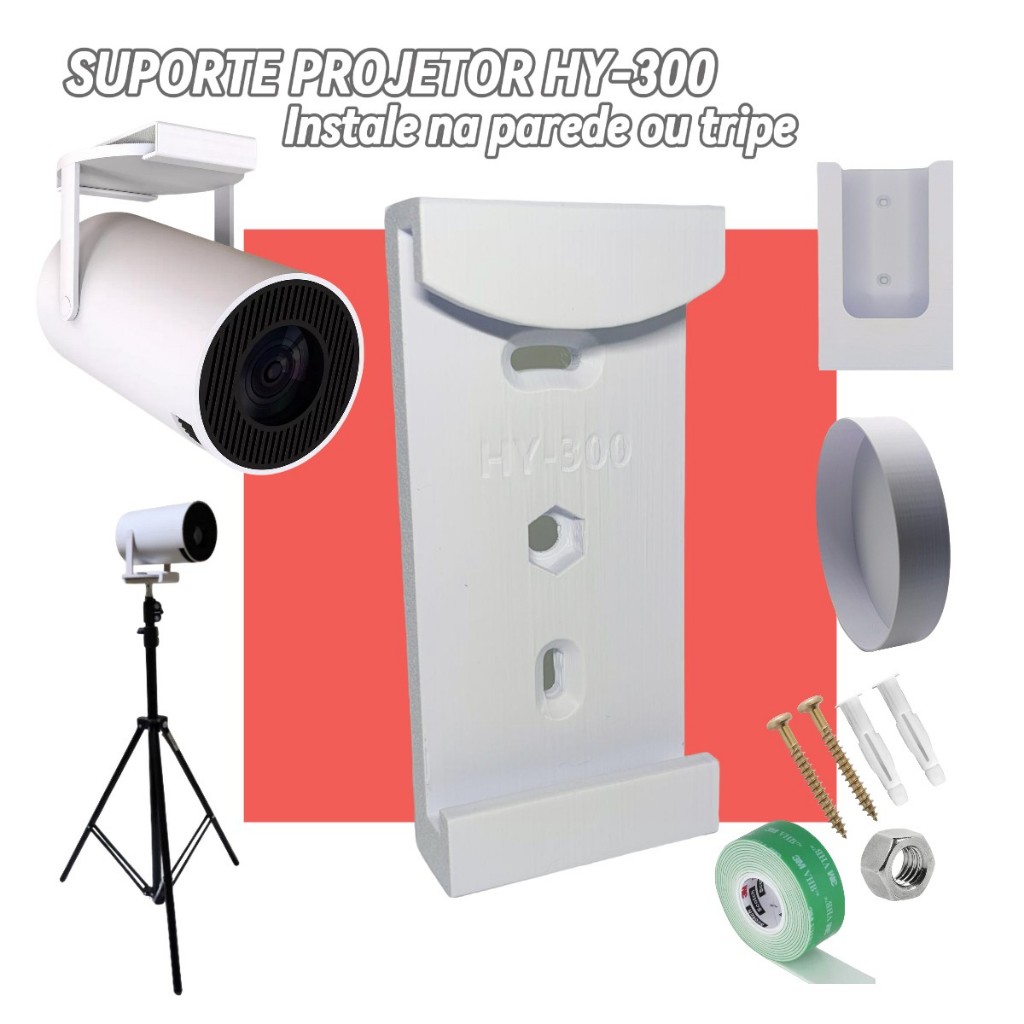 Suporte para Projetor Hy300 para Instalar na Parede, Teto ou Tripé MagCubic Salange Transpeed