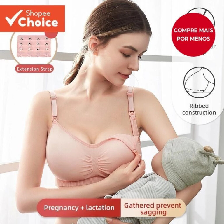 Sutiã Maternidade Sem Fio – Respirável e C