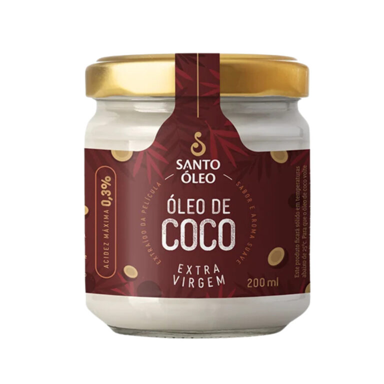 Óleo de Coco Extravirgem Película 200ml- Santo �