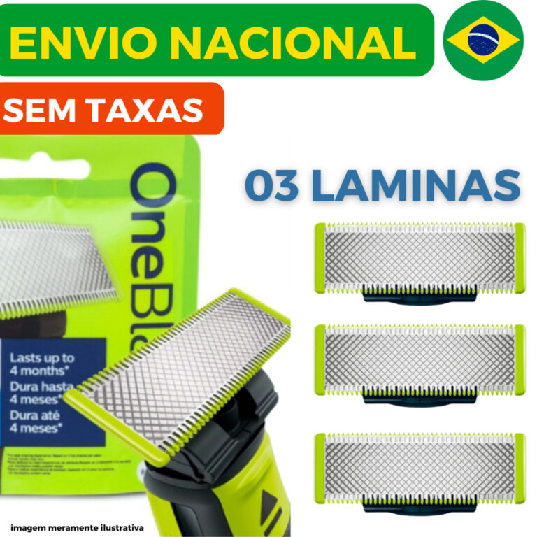 Lâmina Refil Para Barbeador Philips OneBlade e On