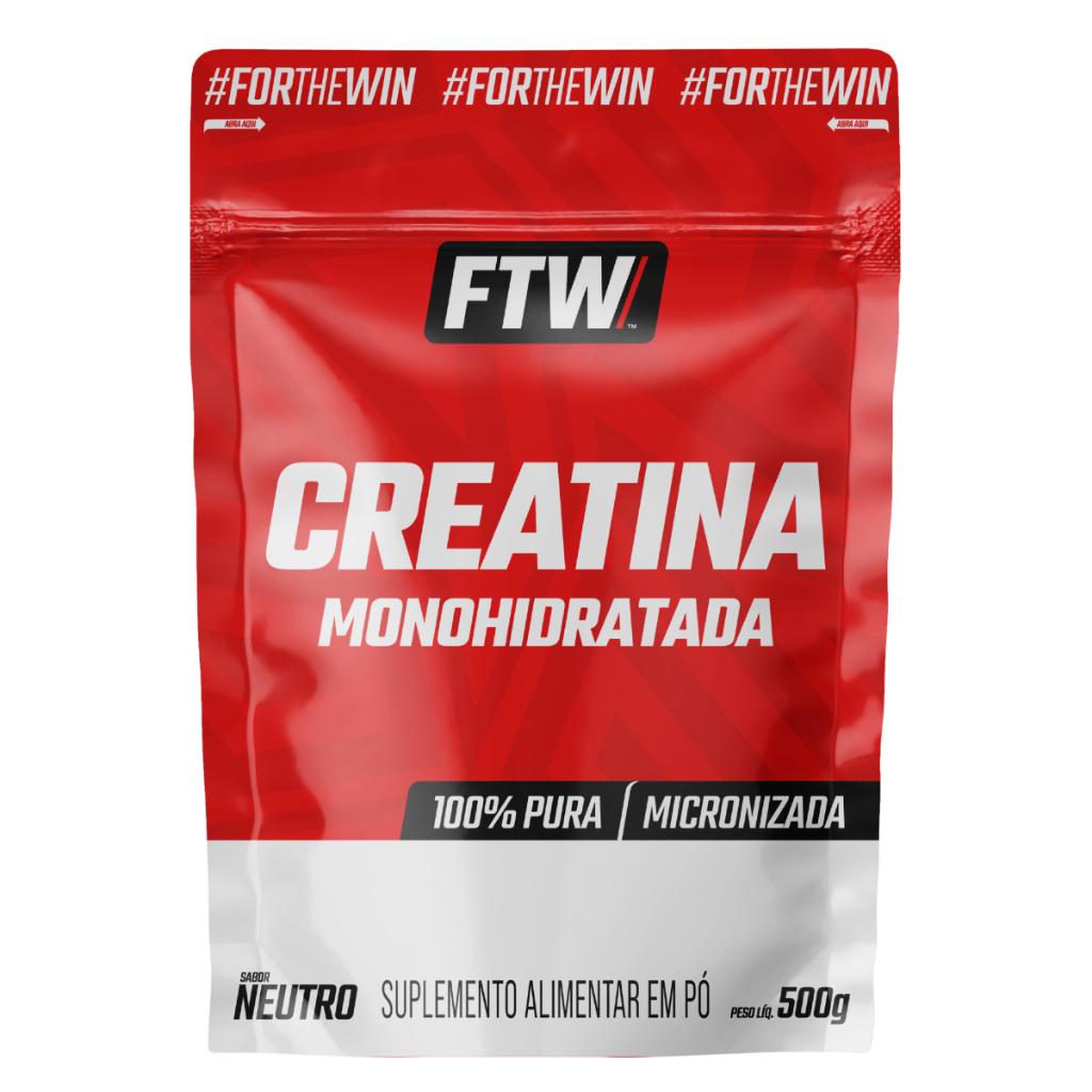 Creatina Monohidratada Pura Refil 500g – FTW