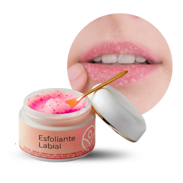 Esfoliante Labial 15g com vitaminas e ácido hialu