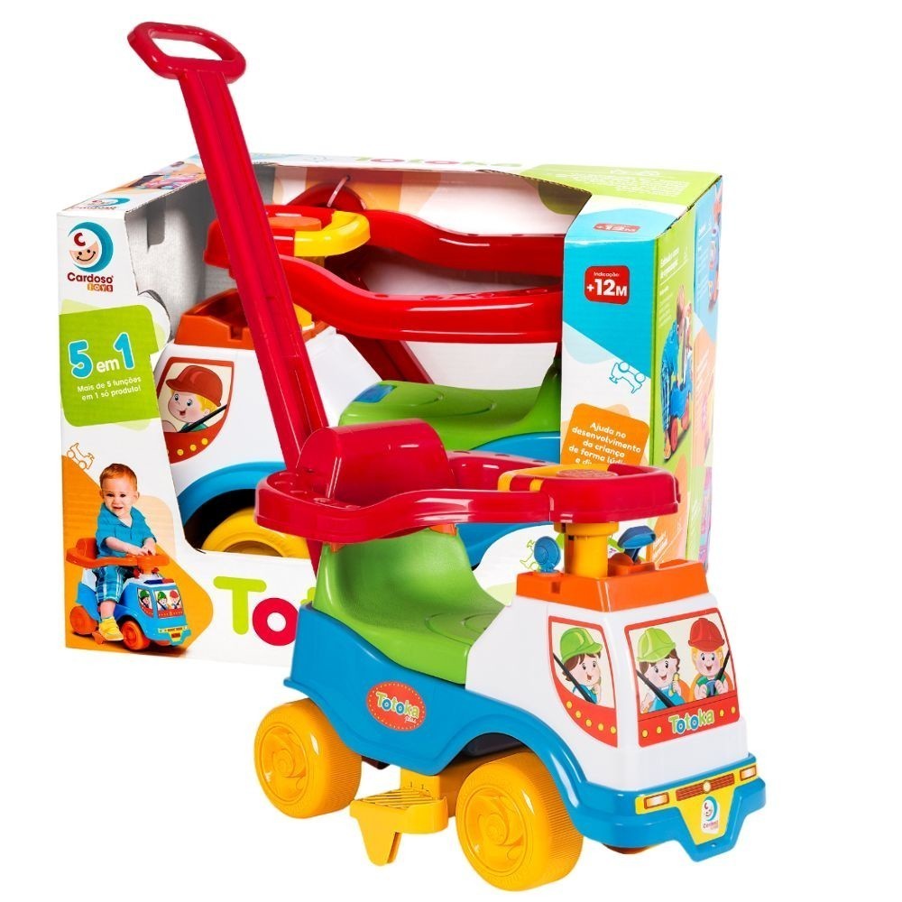 Totoka Plus Andador Infantil Passeio Carrinho Andador Menino Menina Bebe Desenvolvimento da Criança