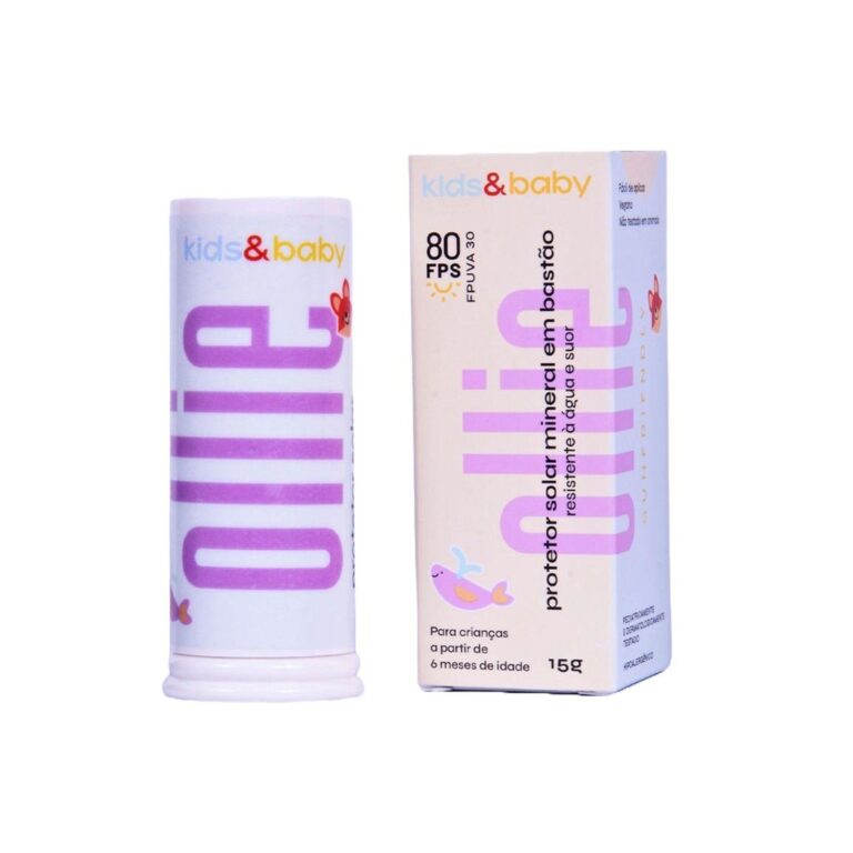 Ollie Protetor Solar Infantil em Bastão Mineral F