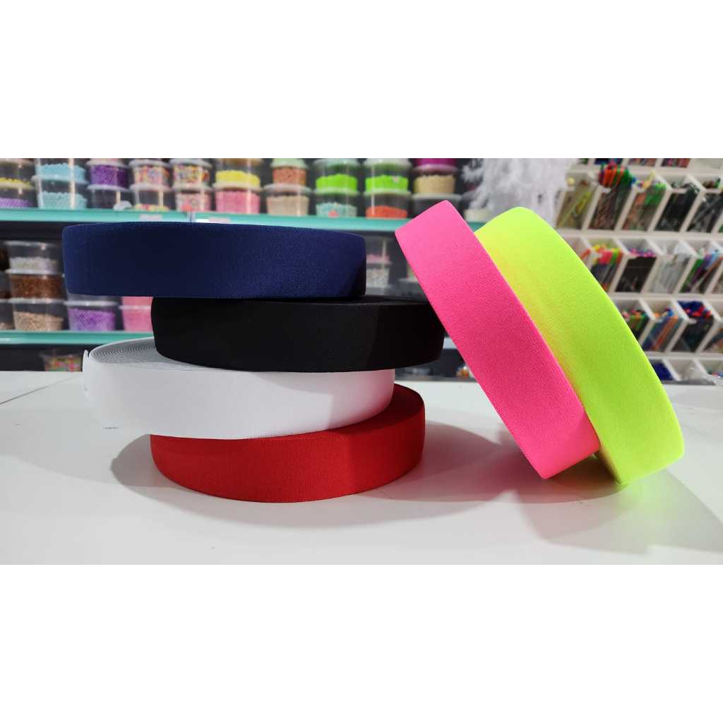 1 Elástico Para Cós De Cueca Box 40mm – rolo Com 20 Metros (Sem Logo) Cos sem escrita –  Cos liso