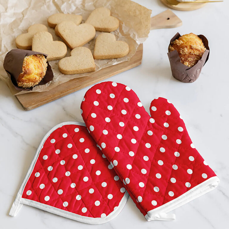 Kit Luva Térmica Pegador Panela Quente Cozinha De