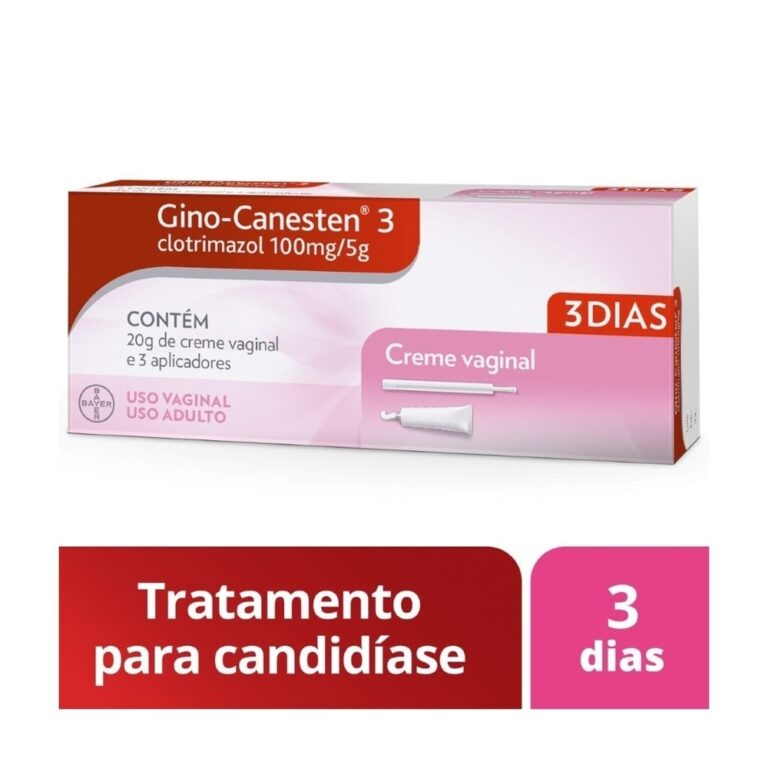 Gino-Canesten Creme Vaginal 20mg 20g 3 Aplicadores