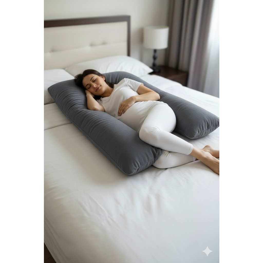 Travesseiro de corpo para Gestante Gravida 1,20×60 micropercal 200 fios Promoção