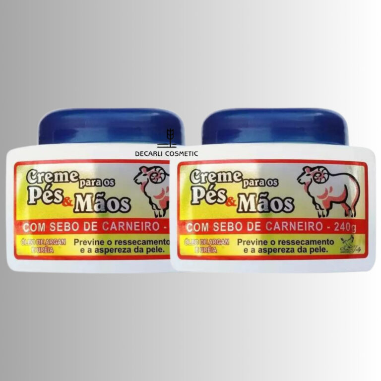 2 UN Creme para os Pés E Mãos com Sebo de Carnei